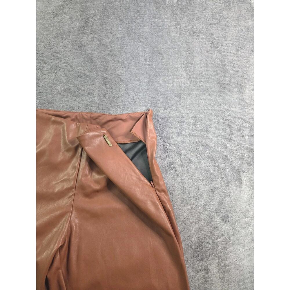 Fabletics Women’s Size L Brown High Rise Ankle Leggings Zipper Stretch C40-1 - Picture 6 of 10